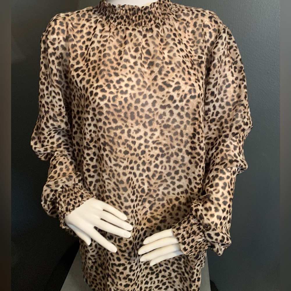 Torrid Brown Leopard Print Skirt